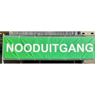 Nooduitgang banner
