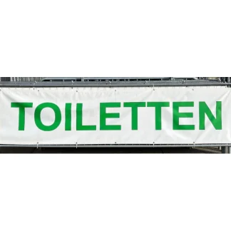 Toiletten banner