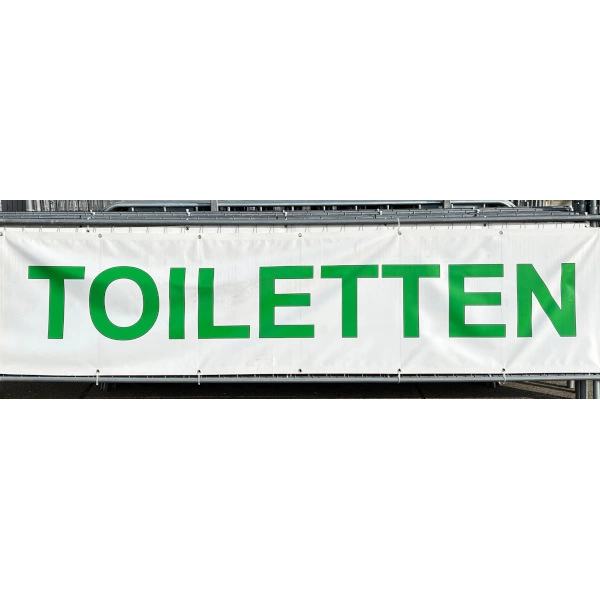 Toiletten banner
